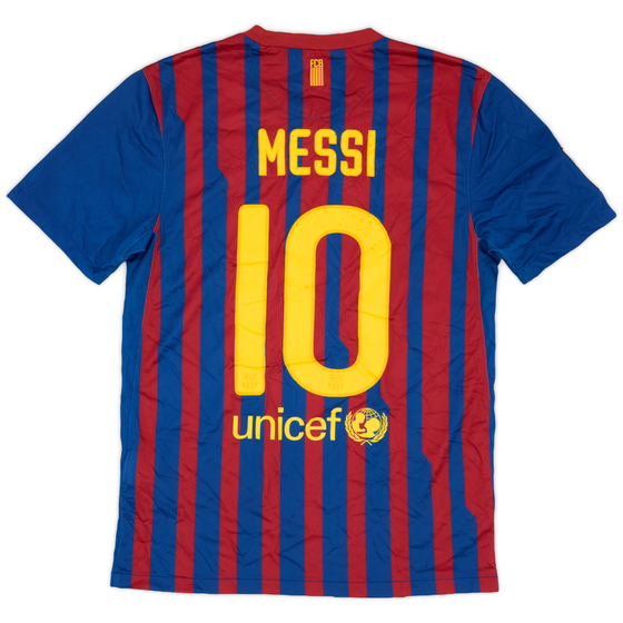 2011-12 Barcelona Home Shirt Messi #10 - 6/10 - (S)