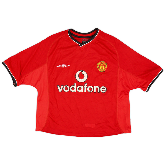 2000-02 Manchester United Home Shirt - 8/10 - (M)