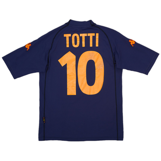 2000-01 Roma Third Shirt Totti #10 - 6/10 - (M)