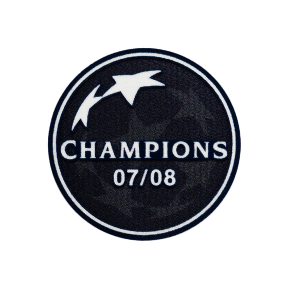 2008-09 Manchester United UEFA 'Champions 07/08' Player Issue Patch