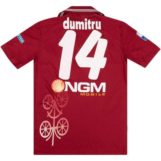 2013-14 Cittadella Match Issue Home Shirt Dumitru #14