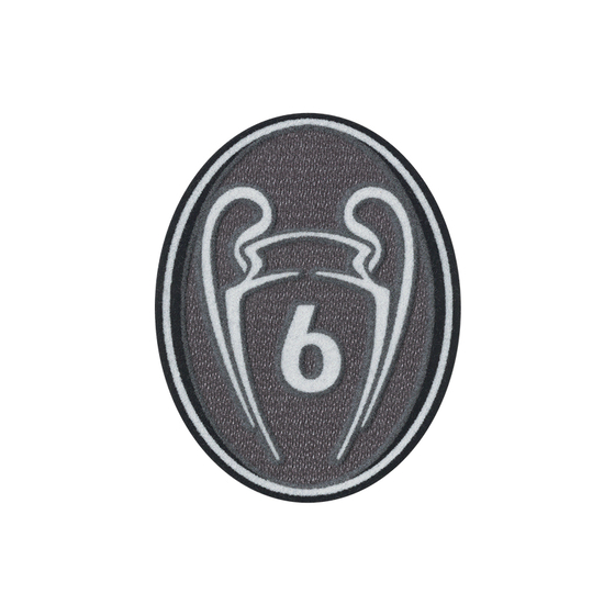 2013-21 UEFA Champions League 6 Times Winners Player Issue Badge of Honour Patch