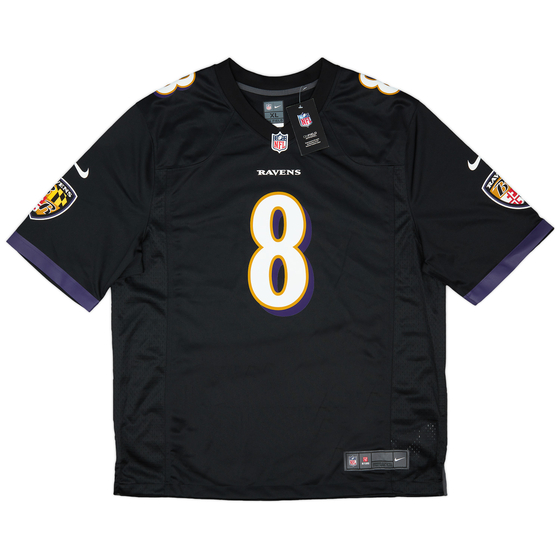 2018-23 Baltimore Ravens Jackson #8 Nike Game Alternate Jersey (XL)