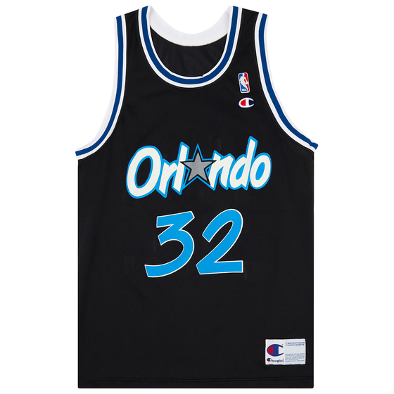 1992-94 Orlando Magic O'Neal #32 Champion Away Jersey (Excellent) L