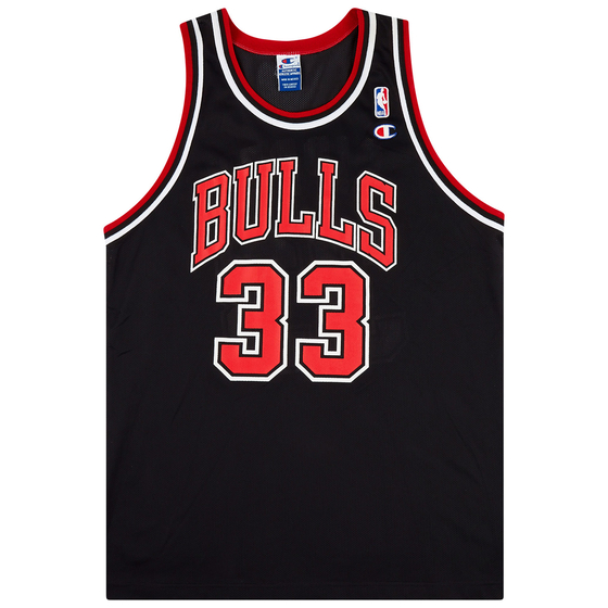 1995-97 Chicago Bulls Pippen #33 Champion Alternate Jersey (Excellent) XL