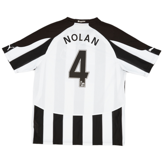 2010-11 Newcastle Home Shirt Nolan #4 - 9/10 - (L)