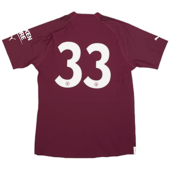 2022-23 Manchester City Match Issue GK Shirt #33 (Carson)