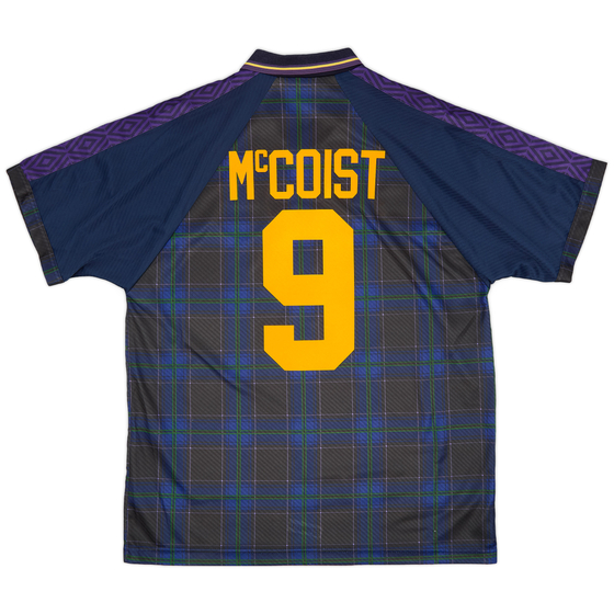 1994-96 Scotland Home Shirt McCoist #9 - 8/10 - (XL)