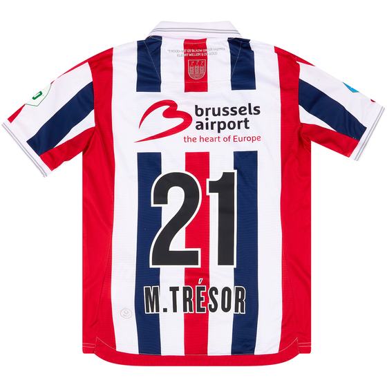 2020-21 Willem II Match Issue Home Shirt M.Tresor #21 (v Ajax)