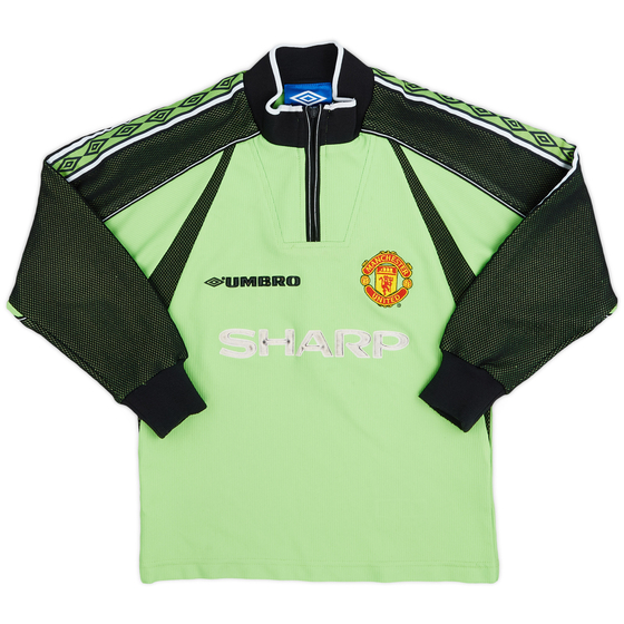 1998-99 Manchester United GK Shirt - 5/10 - (S.Boys)