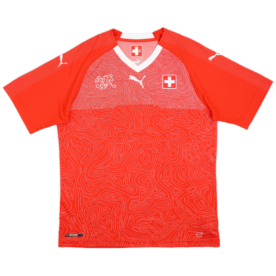 2018-20 Switzerland Home Shirt - 10/10 - (L)