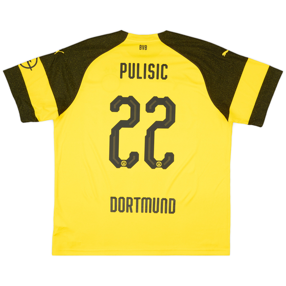 2018-19 Borussia Dortmund Home Shirt Pulisic #22 - 8/10 - (XXL)