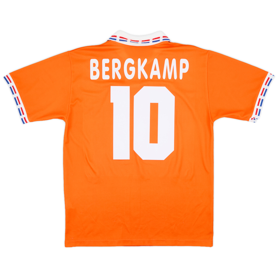 1996 Netherlands Home Shirt Bergkamp #10 - 9/10 - (L)