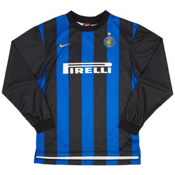 1999-00 Inter Milan Basic Home Shirt - 5/10 - (L.Boys)