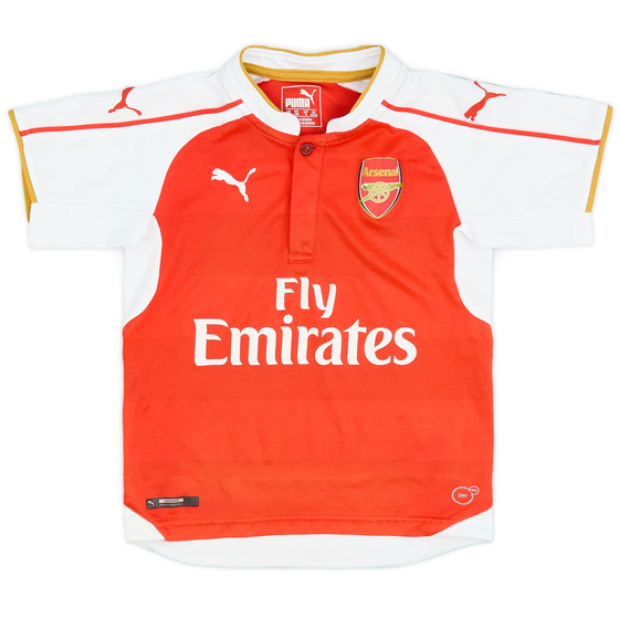 2015-16 Arsenal Home Shirt - 5/10 - (S.Boys)