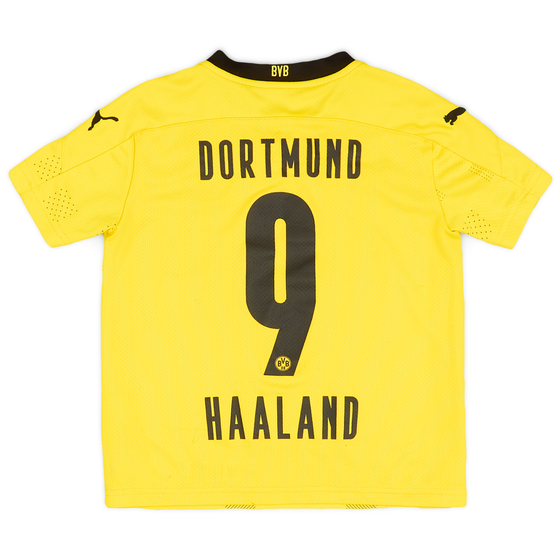 2020-21 Borussia Dortmund European Shirt Haaland #9 - 7/10 - (XS.Boys)