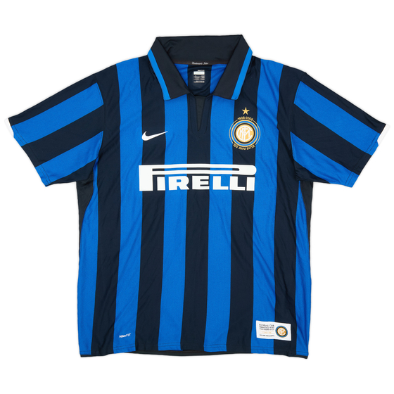 2007-08 Inter Milan Centenary Home Shirt - 8/10 - (XL)