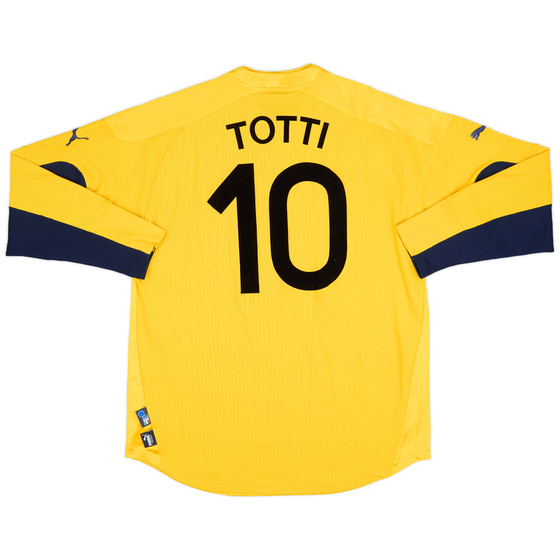 2004-06 Italy GK Shirt Totti #10 - 7/10 - (XL)