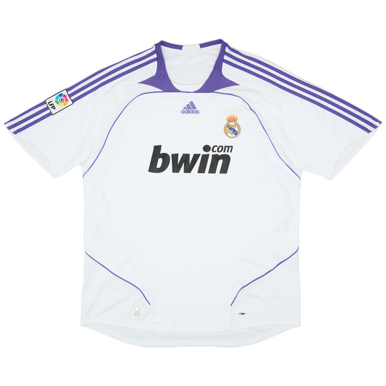 2007-08 Real Madrid Home Shirt - 8/10 - (XXL)