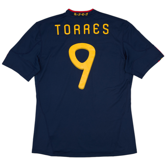 2010-11 Spain Away Shirt Torres #9 - 9/10 - (L)