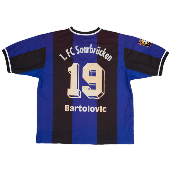 2000-01 FC Saarbrucken Home Shirt Bartolovic #19 - 8/10 - (XXL)