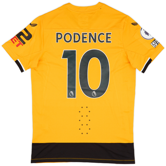 2022-23 Wolves Match Issue Home Shirt Podence #10