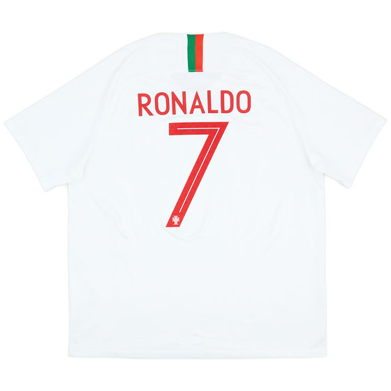 2018-19 Portugal Away Shirt Ronaldo #7 - 10/10 - (XL)