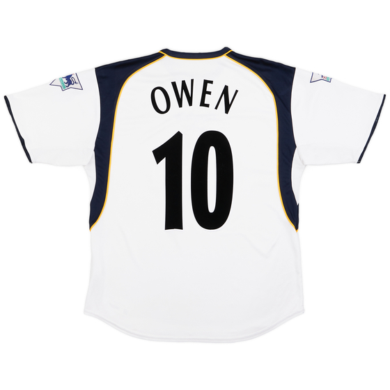 2001-03 Liveprool Away Shirt Owen #10 - 8/10 - (L)