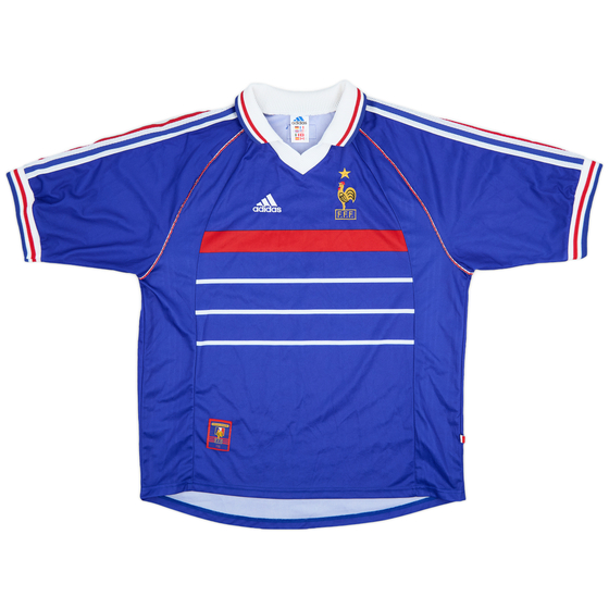 1998-00 France Home Shirt - 10/10 - (XL)