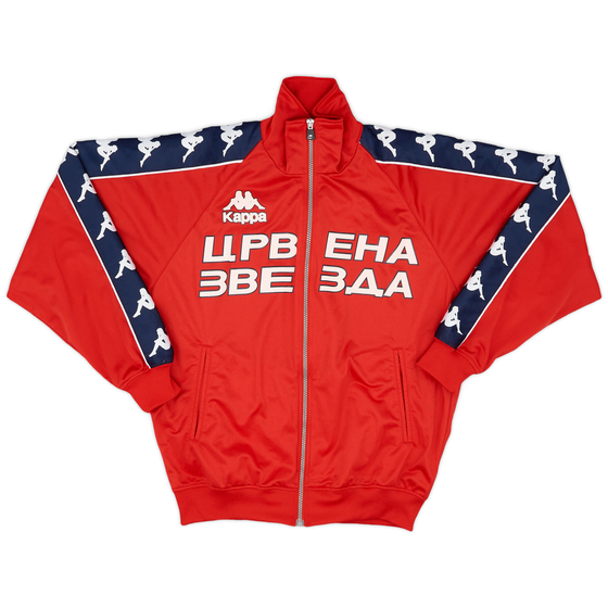 1996-98 Red Star Belgrade Kappa Track Jacket - 8/10 - (M)