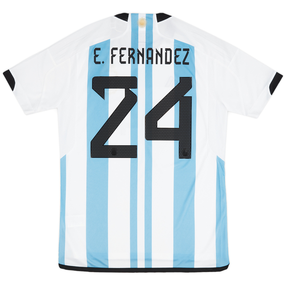 2022-23 Argentina Home Shirt E.Fernandez #24