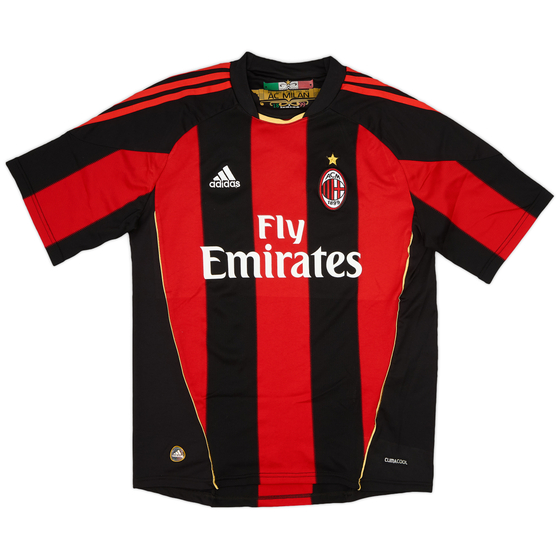 2010-11 AC Milan Home Shirt - 9/10 - (M)