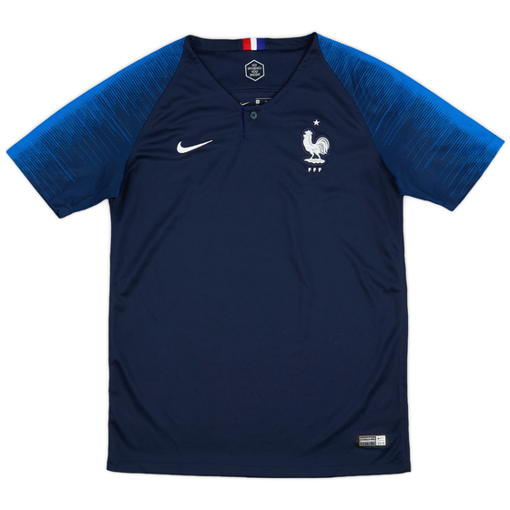 2018 France Home Shirt - 10/10 - (XL.Boys)
