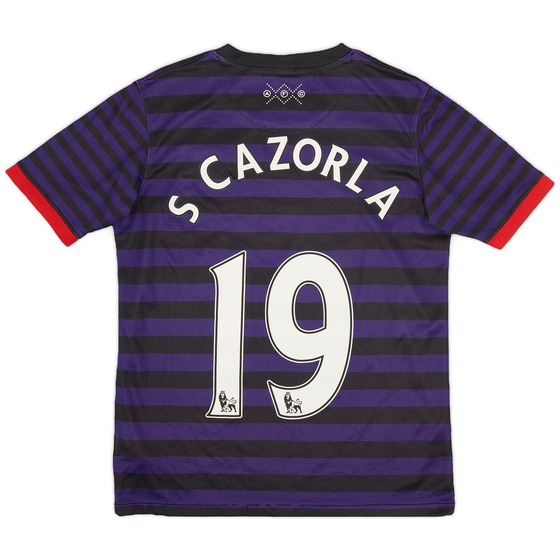 2012-13 Arsenal Away Shirt Cazorla #19 - 9/10 - (L.Boys)
