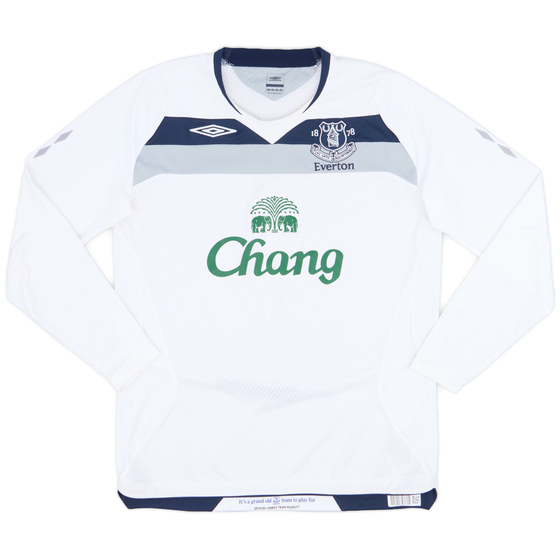 2008-09 Everton Away L/S Shirt - 9/10 - (L)