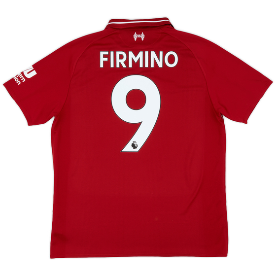 2018-19 Liverpool Home Shirt Firmino #9 - 8/10 - (M)