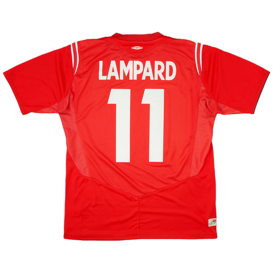 2004-06 England Away Shirt Lampard #11 - 4/10 - (XL)