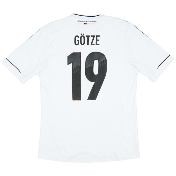 2012-13 Germany Home Shirt Gotze #19 - 5/10 - (M)