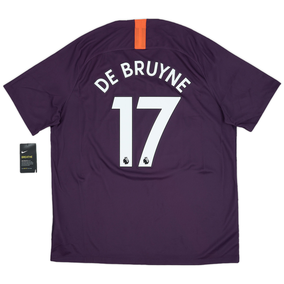 2018-19 Manchester City Third Shirt De Bruyne #17 (XL)