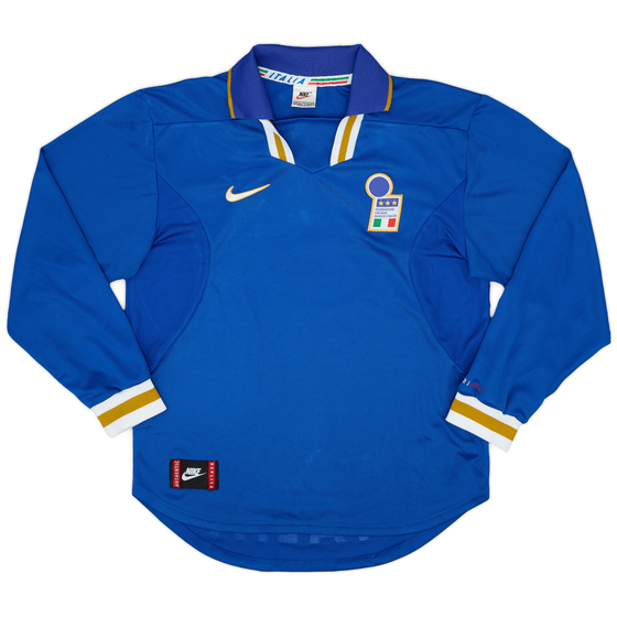 1996-97 Italy Home L/S Shirt - 8/10 - (M)