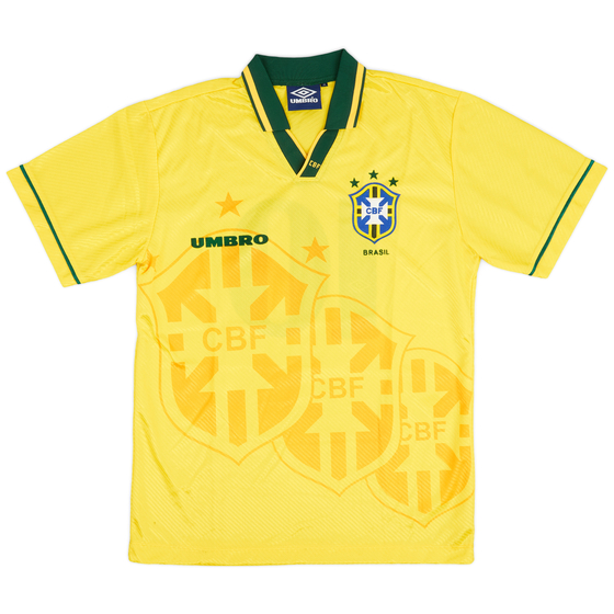 1994 Brazil Home Shirt #10 - 9/10 - (L)