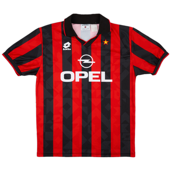 1994-95 AC Milan Home Shirt - 9/10 - (L)