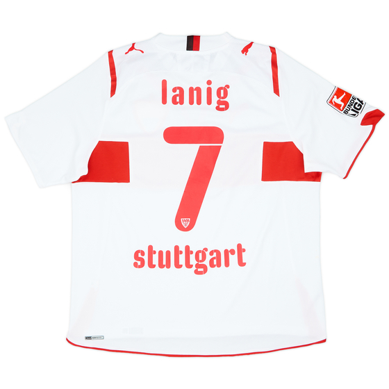 2009-10 Stuttgart Home Shirt Lanig #7 - 7/10 - (L)