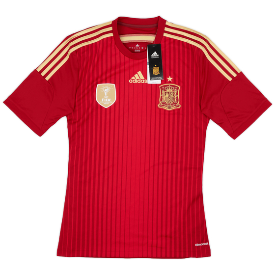 2013-15 Spain Home Shirt (S)