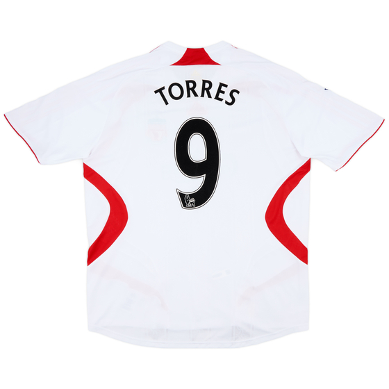 2007-08 Liverpool Away Shirt Torres #9 - 8/10 - (XL)