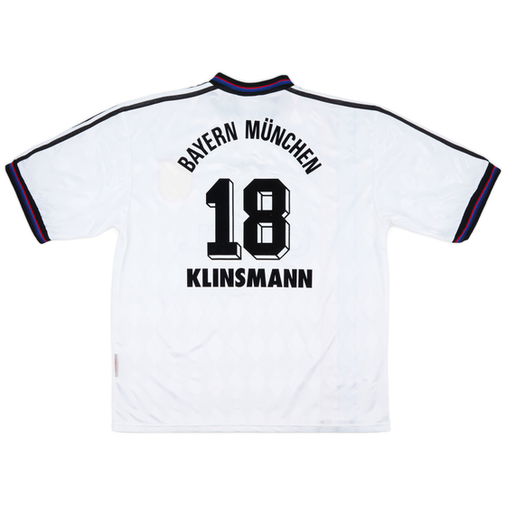 1996-98 Bayern Munich Away Shirt Klinsmann #18 - 9/10 - (XL)