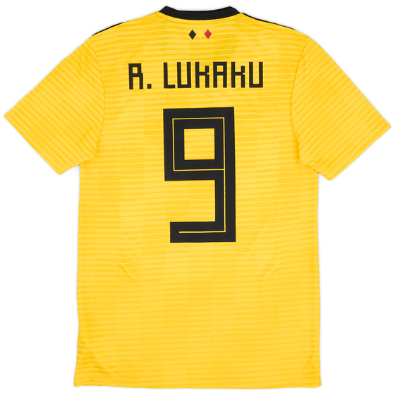 2018-19 Belgium Away Shirt R. Lukaku #9 - 9/10 - (S)