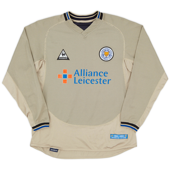 2004-05 Leicester Away L/S Shirt - 7/10 - (S)