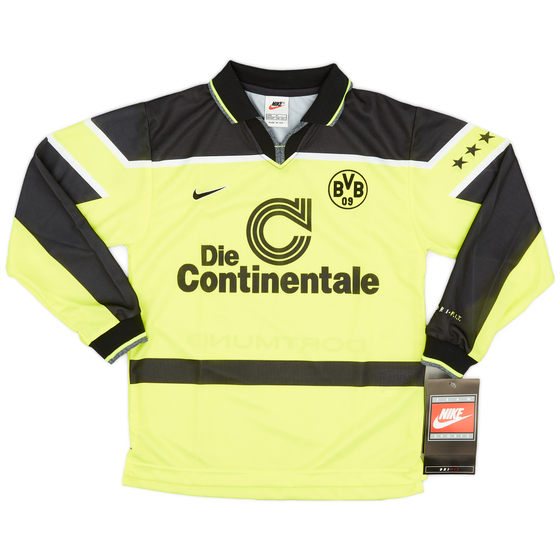 1997-98 Borussia Dortmund Home L/S Shirt (M.Boys)