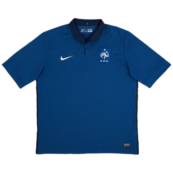 2011-12 France Home Shirt - 9/10 - (XL)